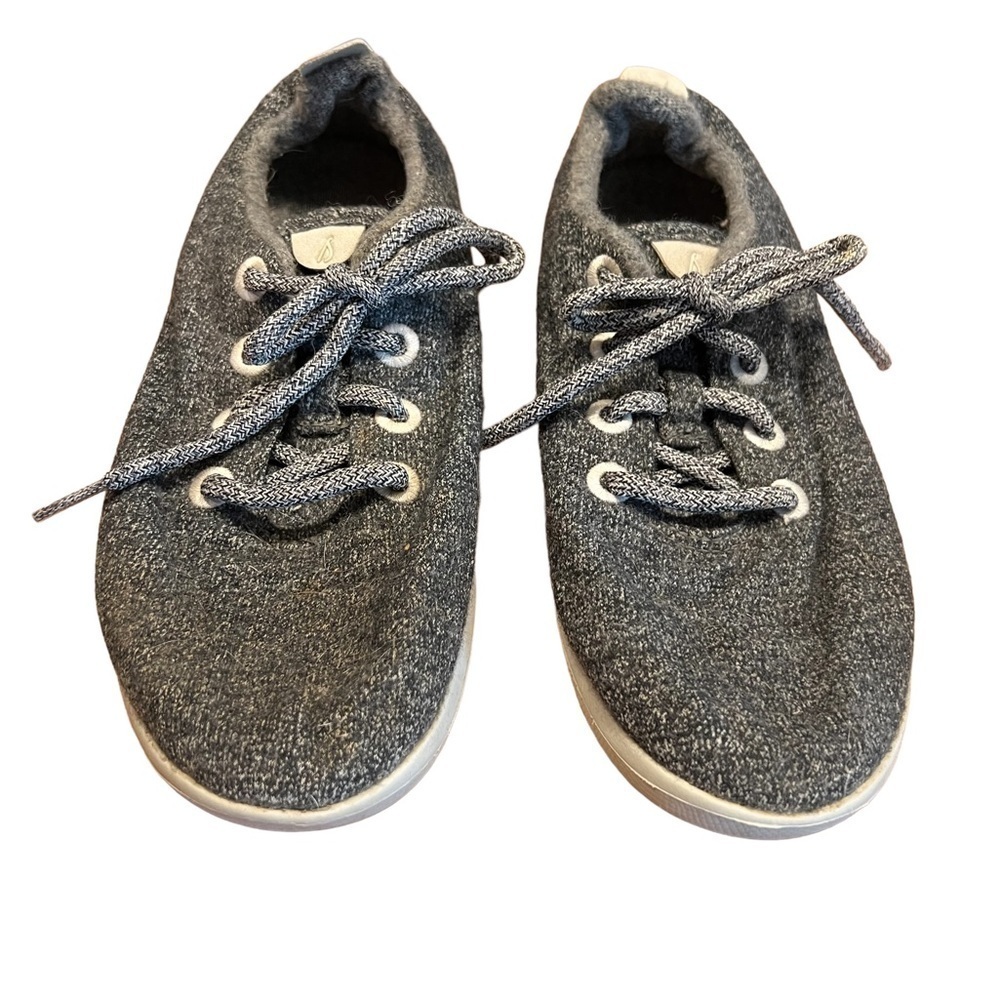Allbirds Womens Size 8 Charcoal Gray Wool Runners Sneakers​​​​​​